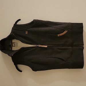 Nike Sherpa Fleece Lined Grey Vest Size XS